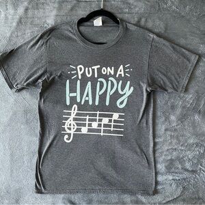 ✨Gray Adult Music Graphic Tee